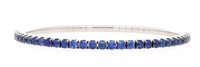 Pulsera Roberto Demeglio EXTENSIBLE in Oro blanco Zaffiro blu 2.65 Ct BTE65ZBOB - BTE65ZBOB